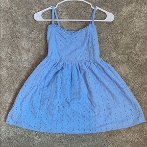 Janie and Jack Light Blue Eyelet Sundress